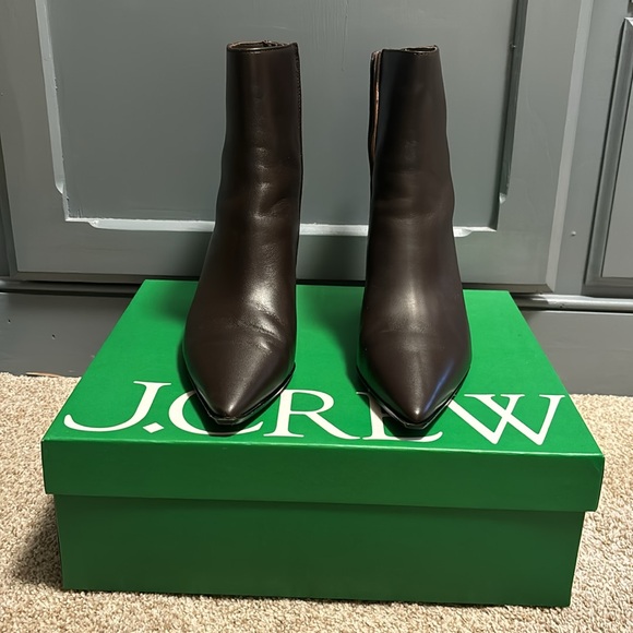 New Stevie ankle boots in Cocoa Berry leather - Picture 2 of 4